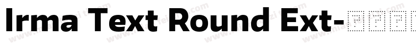 Irma Text Round Ext字体转换